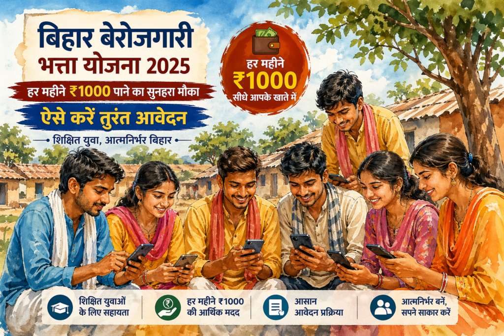 बिहार बेरोजगारी भत्ता योजना 2025