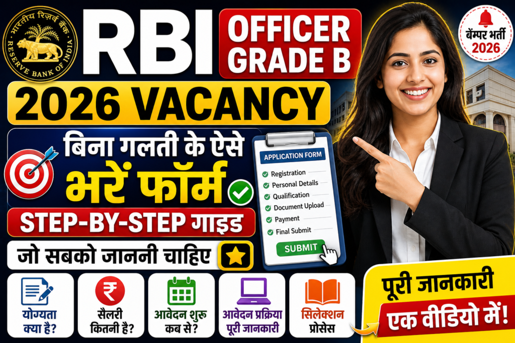 RBI Officer Grade B 2026 Vacancy